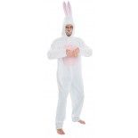 Chaks C1102180, Déguisement Lapin blanc éco 180 cm, adulte