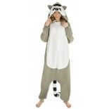 Chaks C1110M, Combinaison kigurumi Raton Laveur taille M adulte