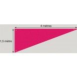 Tenture de plafond Triangle, Fuchsia