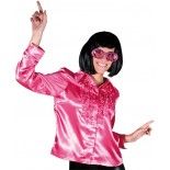 Chaks C4030t38, Chemise femme disco rose, taille S