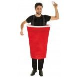 Chaks C4231, Déguisement Gobelet Beer Pong, adulte