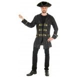 Chaks C4268M, Veste Pirate longue luxe adulte, Homme taille M