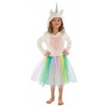 Chaks C4355128, Déguisement Robe Licorne 128cm, 7-9 ans