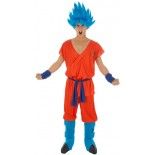 Chaks C4378M, Déguisement Goku Super Saiyan ® adulte, taille M