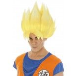 Chaks C4412, Perruque Goku Saiyan adulte, Jaune