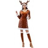 Chaks C4535L, Déguisement Biche Lady Deer adulte, taille L