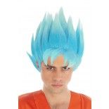 Chaks C4592, Perruque Goku Super Saiyan ® adulte, Bleu