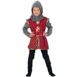 Déguisement Chevalier Lion rouge médiéval 104cm, 3-4 ans