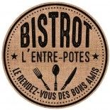 Set de table rond BISTROT Ø 38cm en jute