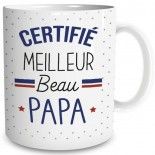 Mug Certifié Meilleur Beau-Papa