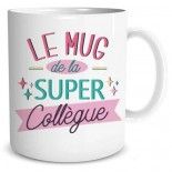 Mug Super Collègue rose