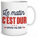 Mug Le matin c'est dur...