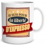 Mug Liberté d'Expresso