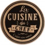Set de table rond CUISINE DU CHEF Ø 38cm en jute