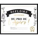 Cadre diplôme Pro de l'apéro