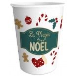 Lot de 6 Gobelets La Magie de Noël 25cl