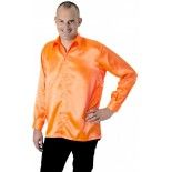 Party Pro 865127, Chemise néon night adulte L, orange