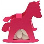 Ballotin CHEVAL avec plexi, Fuchsia