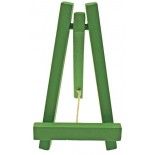 Petit chevalet bois 10CM luxe avec ficelle, Vert