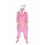 Party Pro 862314, Combinaison kigurumi chat rose adulte