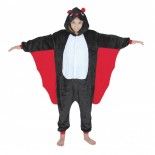 Party Pro 862315M, Déguisement Kigurumi chauve-souris 11/14 ans