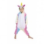 Party Pro 862312XS, Déguisement Kigurumi licorne arc-en-ciel 4/6 ans