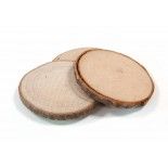 Lot de 4 Disques en bois marque-places Rondins 5,5cm