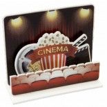 Déco Salle de Cinéma sur socle 12cm