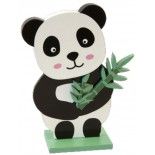 Centre de table Panda en bois 13,5cm