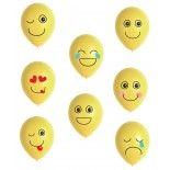 Sachet de 8 ballons Emoti-Humeur