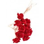 Sachet de 48 mini-Roses satin, Rouge