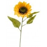 Grand Tournesol artificiel 75cm sur tige