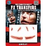 Chaks FXTM-510, Transfert 3D rouge Smiley, Sourire sanglant