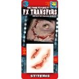 Chaks FXTS-414, Transfert 3D rouge Stitches, Points de suture