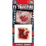 Chaks FXTS-415, Transfert 3D rouge Small Gouge, Joue déchirée