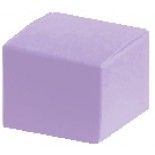 Ballotin Cube carton lilas nacré