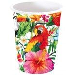 Lot de 6 Gobelets carton 24ml, Tropical