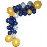 Guirlande Organique 5m de 50 ballons, Marine