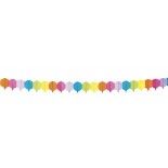 Guirlande papier Ballons 4m, multicolore