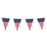 Guirlande fanions Amérique USA 6 mètres