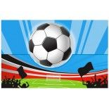 Party Pro 4012592, Sachet de 6 cartes d'invitation Foot