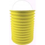 Lampion cylindrique 16cm Jaune