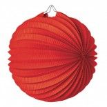 Party Pro 502190L, Lampion rond Rouge 30 cm