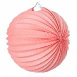 Party Pro 502121M, Lampion rond Rose vintage 20 cm