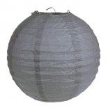 SANTEX 4313-4, Sachet de 2 lanternes L 30cm, Gris
