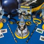 Sachet de 8 Invitations anniversaire Batman