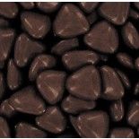 Sachet de 500g de mini-coeur au chocolat - 500g couleur Chocolat brillant