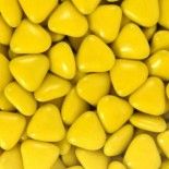 Sachet de 500g de mini-coeur au chocolat - 500g JAUNE brillant