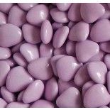 Sachet de 500g de mini-coeur au chocolat - 500g LILAS brillant