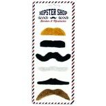 Set 6 Moustaches party assorties (6 différentes)